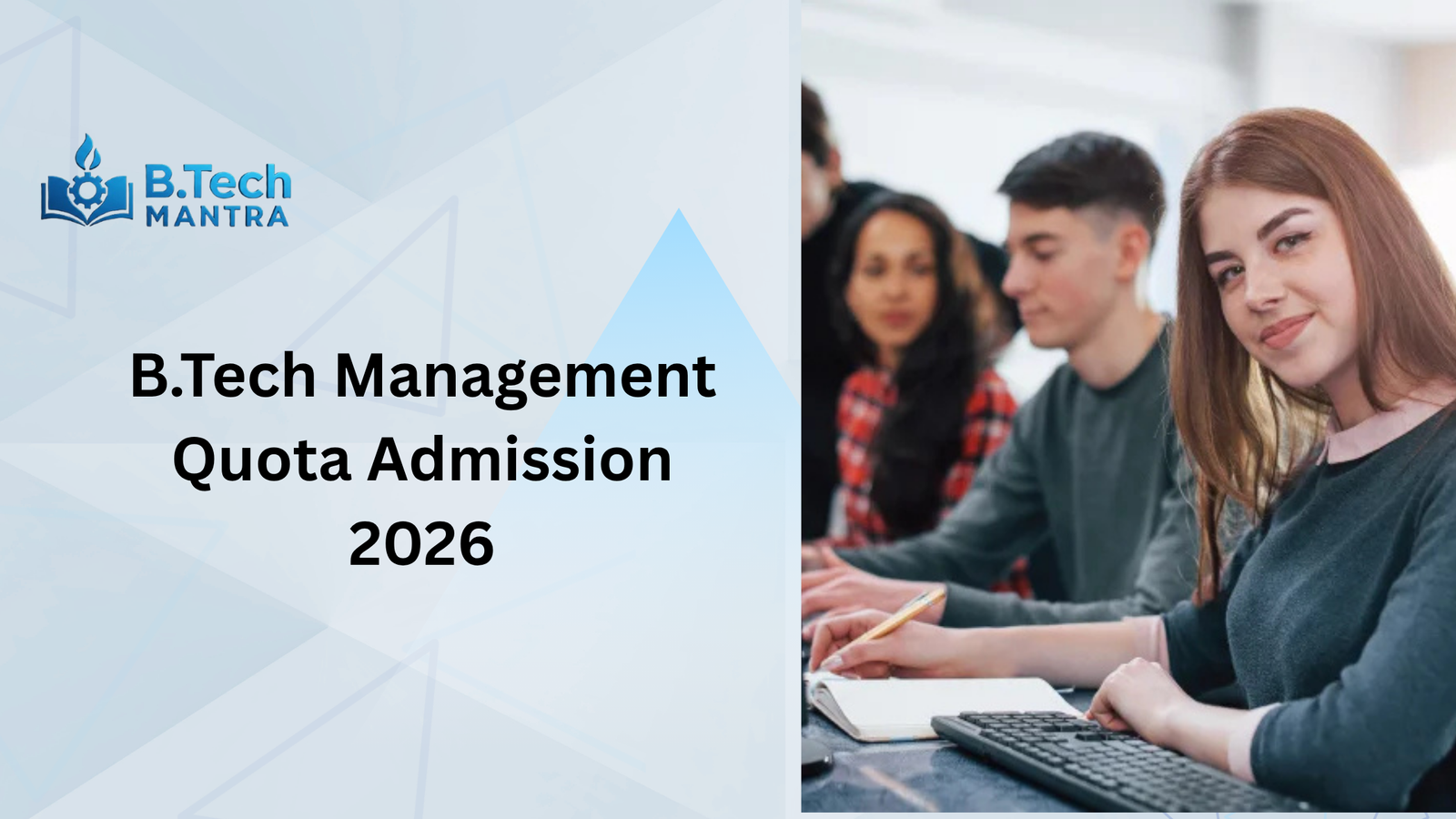 B.Tech Management Quota Admission 2026