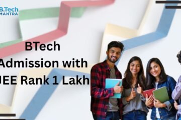 BTech Admission with JEE Rank 1 Lakh