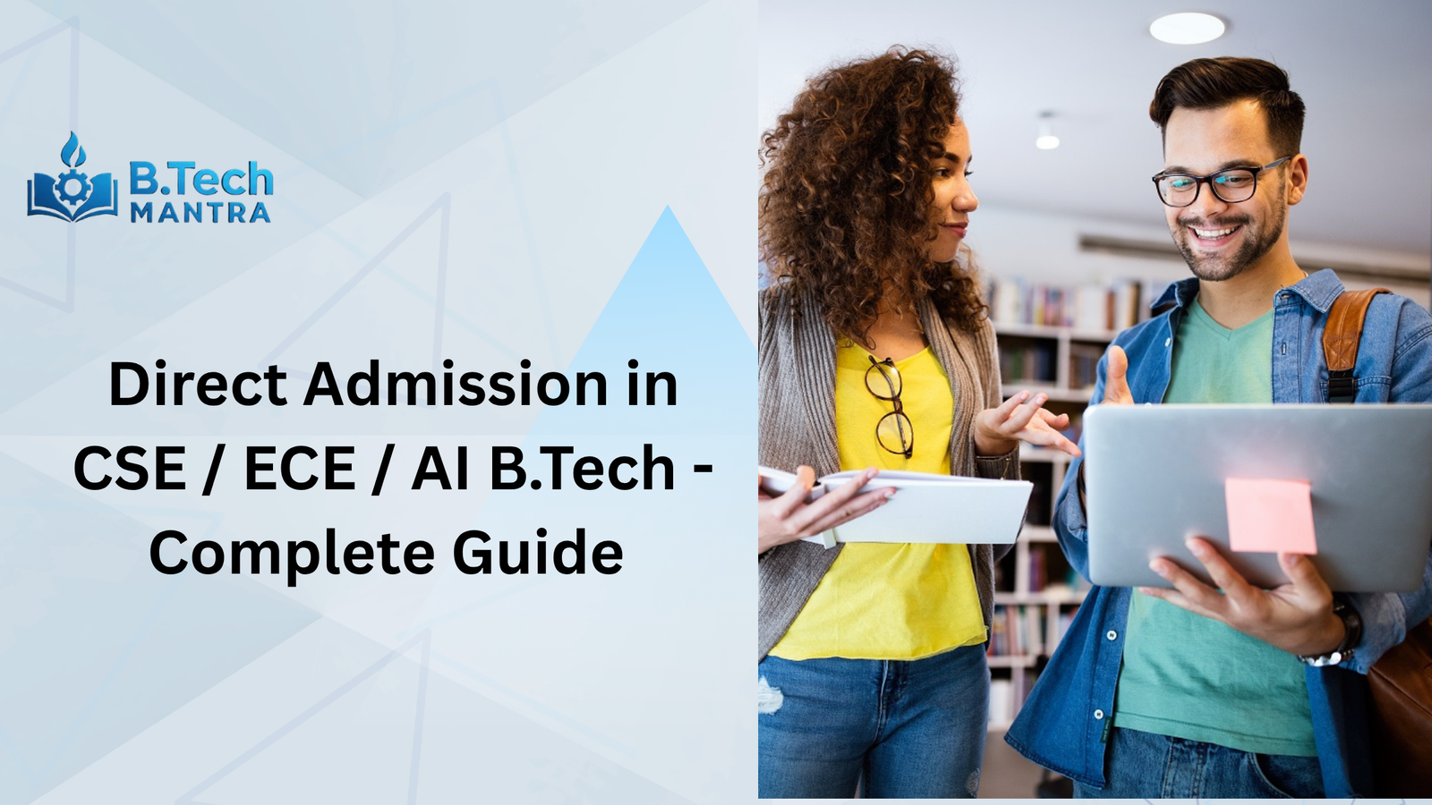 Direct Admission in CSE ECE AI B.Tech - Complete Guide