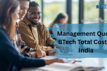 Management Quota BTech Total Cost in India